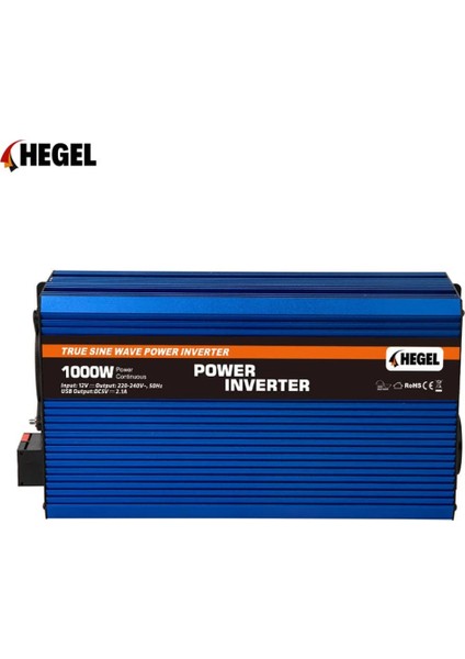Obus Karavan Tam Sinus Invertör 1000W 12V Tam Inverter