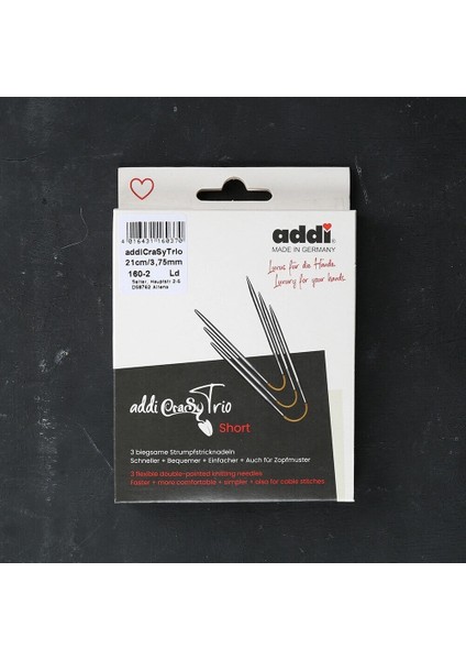 Crasytrio 3 Lü 3,75 mm 21 cm Misinalı Çorap Ş