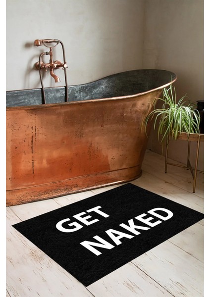 Dijital Kaymaz Yıkanabilir 8032 Siyah Bath Modern Banyo Paspası Banyo Halısı Klozet Takımı