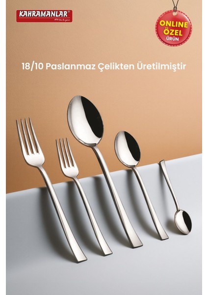 S-Form 60 Parça Çatal Kaşık Takımı modelleri