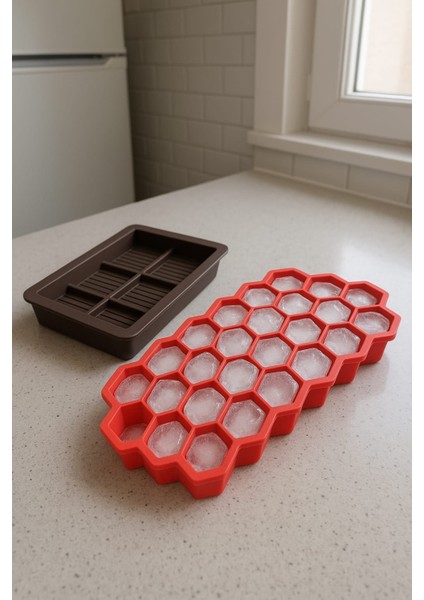 Petek Buz Kalıbı ile Dubai Çikolata Kalıbı Hediyeli