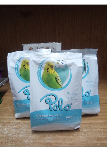 Muhabbet Kuşu Yemi 400 Gram 3 ADET