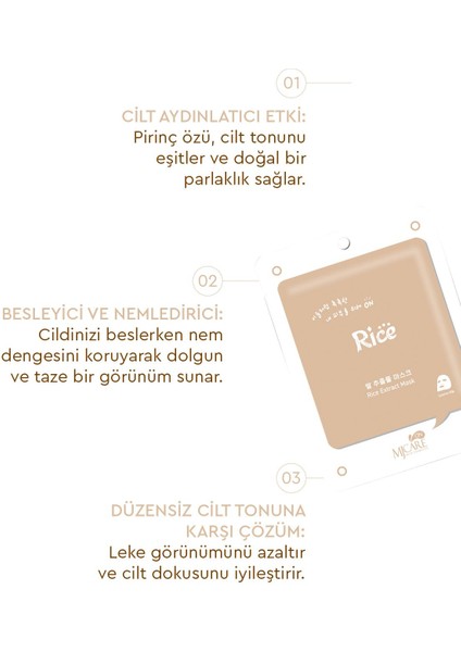 On Rice Extract Mask 22gr – Pirinç Özlü Aydınlatıcı & Nemlendirici Yüz Maskesi fiyatları