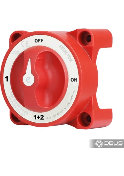 Karavan Akü Şalteri 350A 3p 1+2 Çift Devreli IC-275E-2