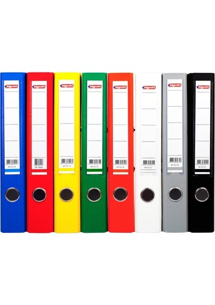 Dar Klasör, 2 Halkalı Mekanizmalı, 350 Sayfa Kapasiteli, Mavi modelleri