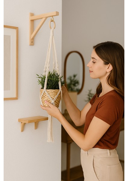 Makrome Ip Askı Saksılık Çiçeklik M5252 fırsatları