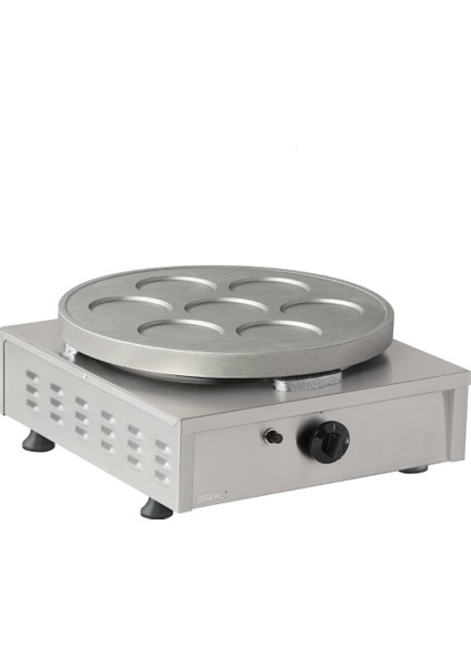 KRP03.N11 7 Bölmeli Tekli Krep Makinesi, Doğalgazlı