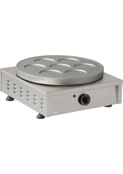 KRP03.E11 Z5F 7 Bölmeli Düz Tekli Krep Makinesi, Elektrikli