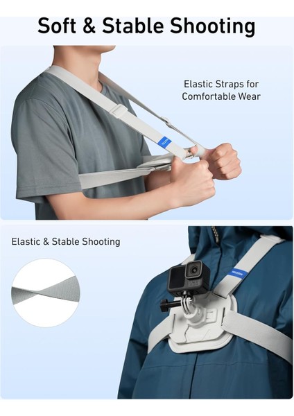 Telesın Manyetik Göğüs Montajı – Kalın Yastıklı Quick Release Askı Kemeri, Konforlu ve Dengeli Kullanım, Gopro Hero 13/12/11/10, Akaso, INSTA360 X5, Djı Osmo 360 Aksiyon Kameralar ile Uyumlu fiyatları