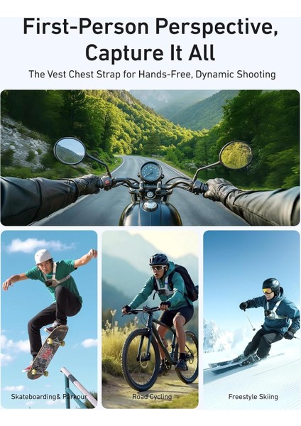 Telesın Manyetik Göğüs Montajı – Kalın Yastıklı Quick Release Askı Kemeri, Konforlu ve Dengeli Kullanım, Gopro Hero 13/12/11/10, Akaso, INSTA360 X5, Djı Osmo 360 Aksiyon Kameralar ile Uyumlu indirimleri