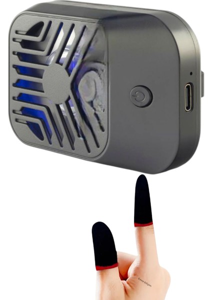 Telefon Soğutucu Fan Radyatör Batarya Siyah Şarjlı Typc Girişli 1 Adet AL05 Sogutucu 1 Adet Eldiven modelleri