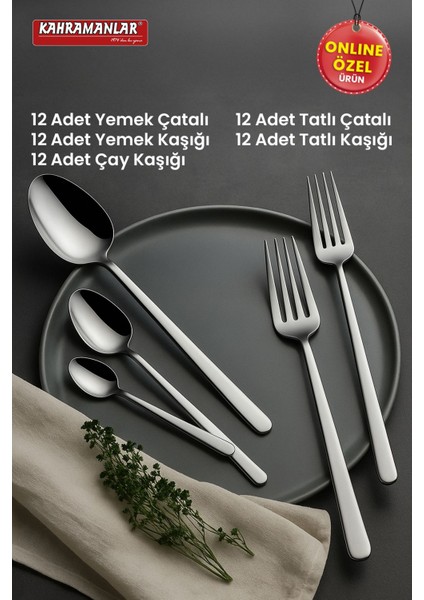 Lilyum 60 Parça Çatal Kaşık Takımı fiyatları