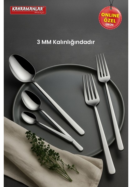 Lilyum 60 Parça Çatal Kaşık Takımı indirimleri