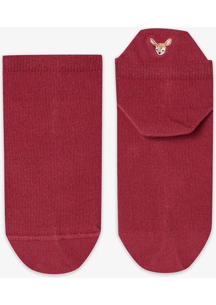 3 Çift Pamuklu Çekçekli Hayvan Nakışlı Patik Çorap fırsatları