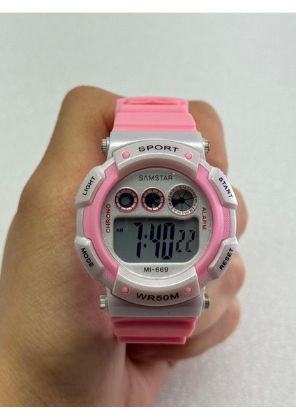 Alarmlı-Işıklı-Kronometreli-5 Atm Su Geçirmez-Hediyelik Çocuk Kol Saati fiyatları