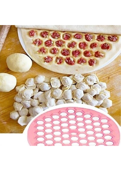 Buffer® 61 Bölmeli Petek Şekilli Pratik Mantı Kesici Açma Kalıbı Mantımatik fırsatları