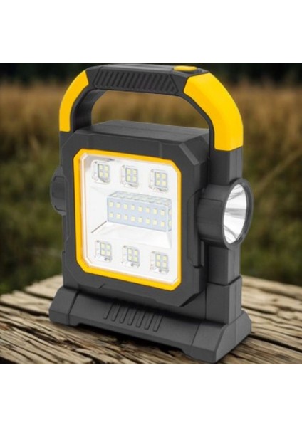 Buffer® Hellocloud Şarjlı Solar LED Çalışma Işığı | USB Çıkışlı Taşınabilir Projektör Lamba indirimleri