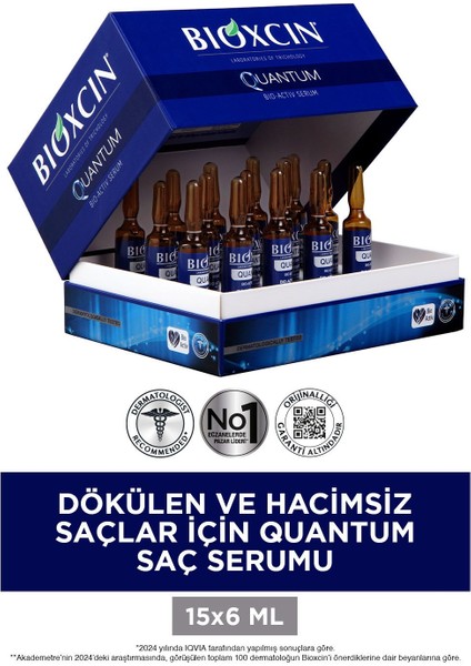 Quantum Saç Bakım Serumu 6 ml x 15