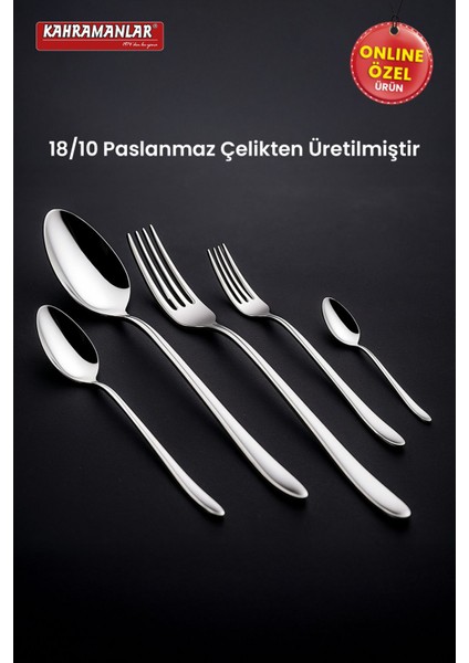 Deniz 60 Parça Çatal Kaşık Takımı modelleri