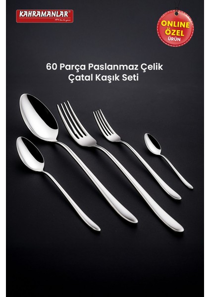 Deniz 60 Parça Çatal Kaşık Takımı fırsatları
