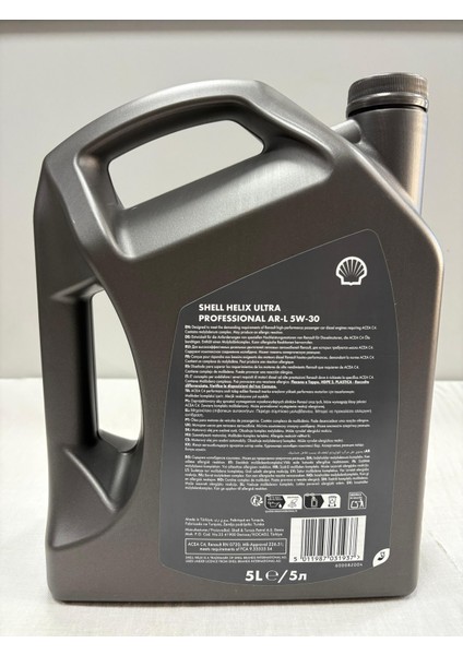 Helix Ultra Professional 5W-30 Ar-L 5 Litre Motor Yağı (Üretim Yılı: 2025) modelleri