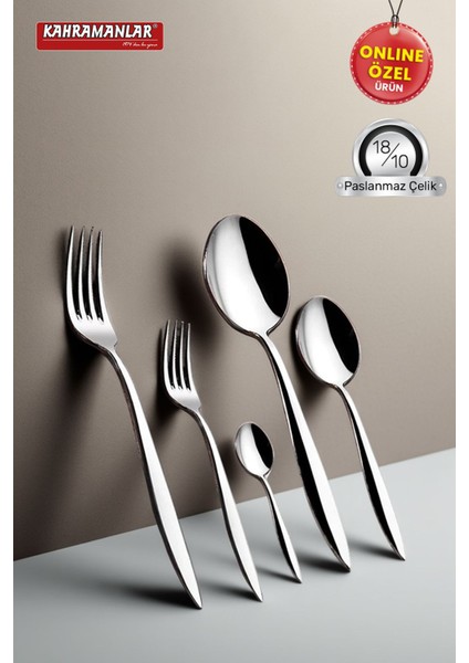 Marmaris 60 Parça Çatal Kaşık Takımı