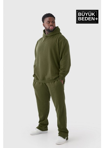 Erkek Büyük Beden Kapşonlu Ince Sweatshirt SPR24BSW57 fiyatları