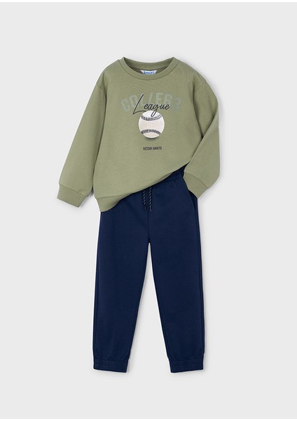 4801 Mayoral Pistacho Erkek Çocuk 2'li Eşofman Takımı