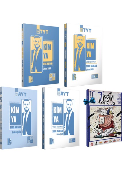 2026 Tyt Ayt Kimya Video Ders Notları-Video Çözümlü Soru Bankası Seti