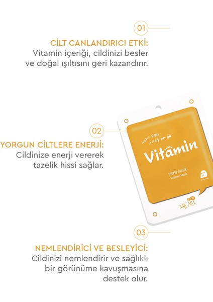 C Vitamini İçeren Kağıt Yüz Maskesi Aydınlatıcı Canlandırıcı Tüm Cilt Tiplerine Uygun 1 Adet fiyatları