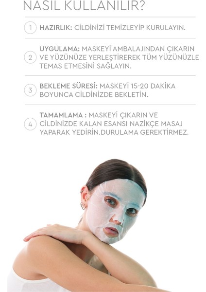 C Vitamini İçeren Kağıt Yüz Maskesi Aydınlatıcı Canlandırıcı Tüm Cilt Tiplerine Uygun 1 Adet modelleri