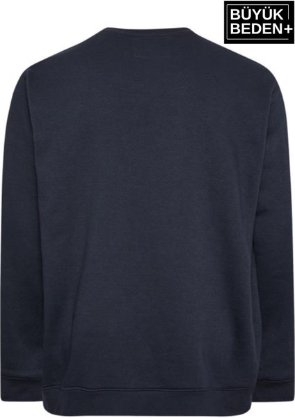 Erkek Büyük Beden Bisiklet Yaka Ince Sweatshirt SPR24BSW56 modelleri