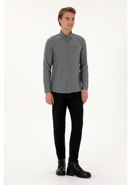 Erkek Siyah Pantolon (Kanvas-Chino) 50310340-VR046
