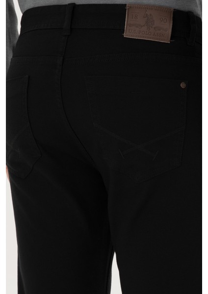 Erkek Siyah Pantolon (Kanvas-Chino) 50310340-VR046
