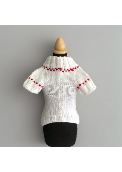 Köpek Için Güllü Beyaz Kazak fırsatları