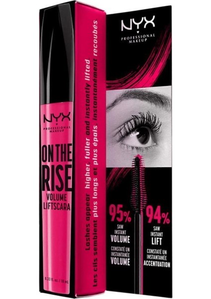 On The Rise Liftscara Maskara 10 ml Ultra Siyah Vegan Hacim ve Lifting Etkili