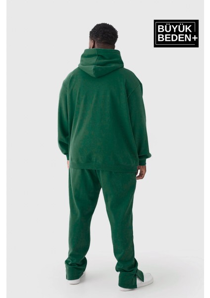 Erkek Büyük Beden Kapşonlu Ince Sweatshirt SPR24BSW57 modelleri