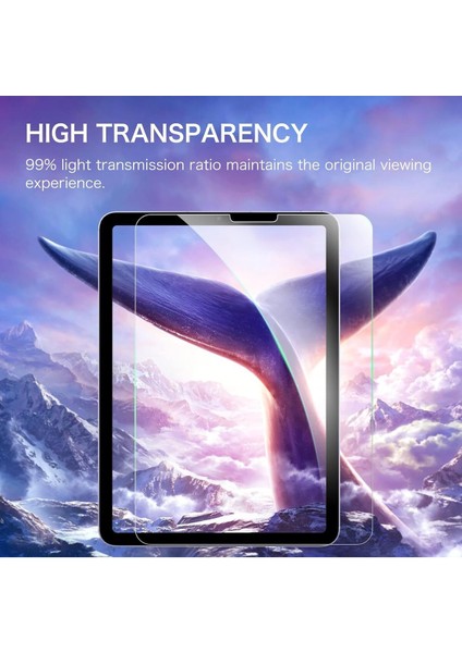 Ipad Air 5. Nesil 10.9 Inç Uyumlu Ekran Koruyucu Darbe Emici Esnek Nano Cam modelleri