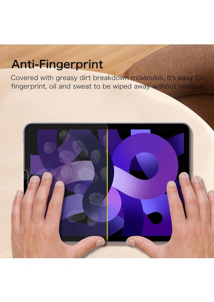 Ipad Air 5. Nesil 10.9 Inç Uyumlu Ekran Koruyucu Darbe Emici Esnek Nano Cam