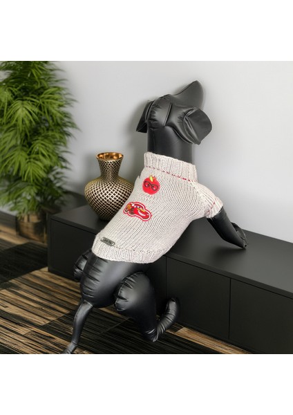 Köpek Için Cherry Racer Gri Kazak modelleri