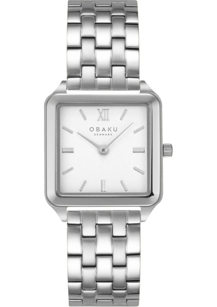 V309LXCWSC Quartz Çelik Gri Beyaz Kadran Safir Cam 26 mm Kadın Kol Saati