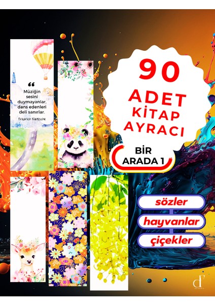 90'lı Kitap Ayracı Seti - Bir Arada1