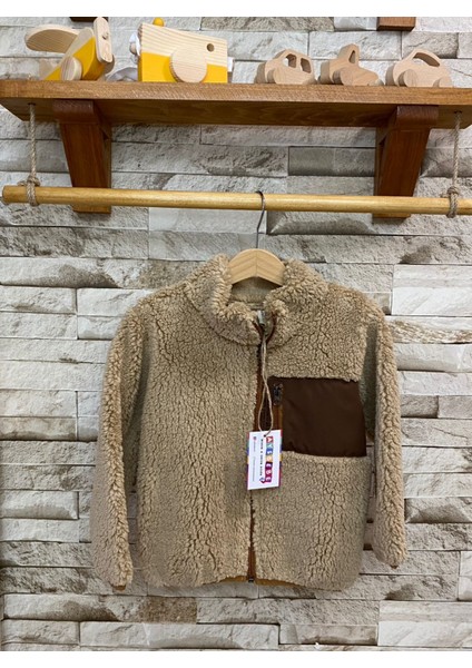Aysbebe Çocuk Cepli Welsoft Hırka (Unisex) modelleri