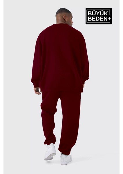 Erkek Büyük Beden Bisiklet Yaka Ince Sweatshirt SPR24BSW56 fiyatları