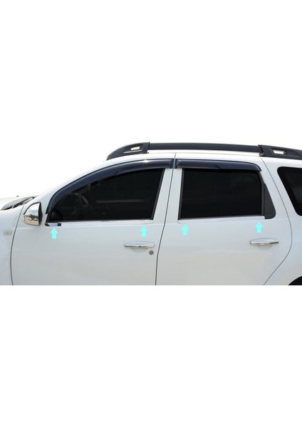 Cam Çıtaları Krom 4 Parça Duster Suv 2010-2017 Arası Modeller Için fiyatları