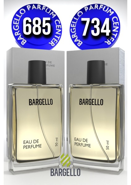Parfüm 685 Erkek Fresh 50 Ml + 734 Erkek Oriental 50 Ml Edp