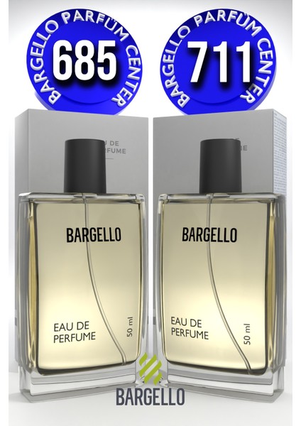 Parfüm 685 Erkek Fresh 50 Ml + 711 Erkek Fresh 50 Ml Edp