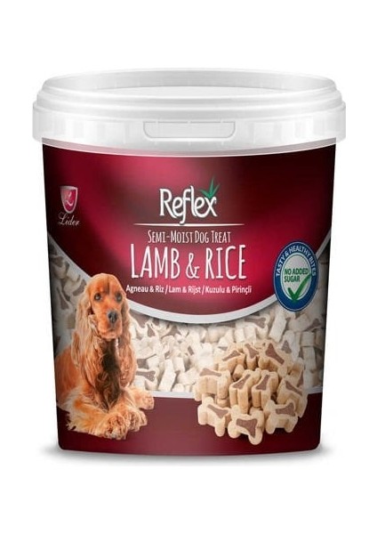 Semi Moist Kuzu Etli Köpek Ödül Maması 500 Gr