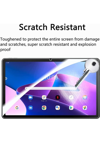 Lenovo M10 Plus TB-125F 3. Nesil Uyumlu Ekran Koruyucu Darbe Emici Esnek Nano Cam fırsatları