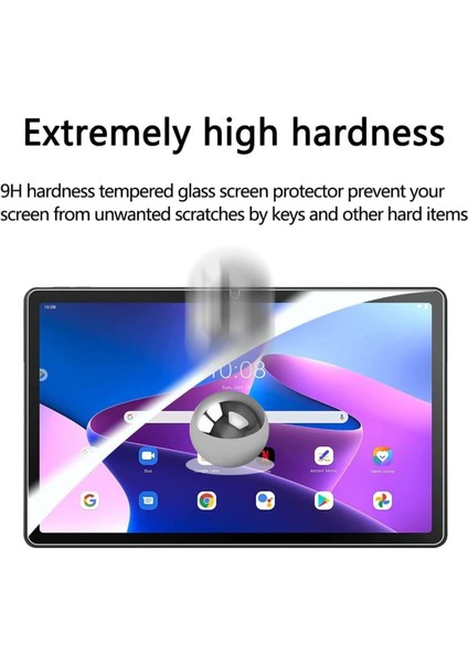 Lenovo M10 Plus TB-125F 3. Nesil Uyumlu Ekran Koruyucu Darbe Emici Esnek Nano Cam